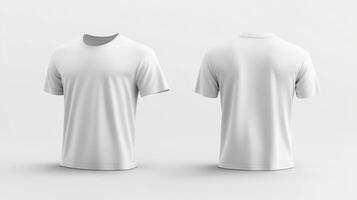 This highquality mockup of a stylish white oversize tshirt shows both front and back views, perfect for showcasing your unique clothing designs and innovative branding that capture attention photo