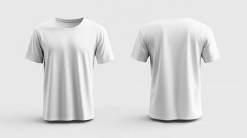 This white oversized tshirt mockup showcases detailed front and back views, perfect for displaying fashion designs, unique merchandise, and innovative branding concepts in various settings photo