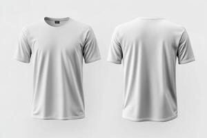 This stylish white oversized tshirt mockup presents both front and back views, making it ideal for apparel designers as well as various fashion brands looking to showcase their designs effectively photo