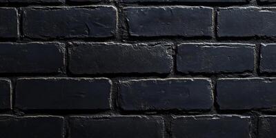 A closeup view of a uniquely textured black brick wall serves as a striking architectural background and presents an inspiring design reference that can be utilized for various creative projects photo