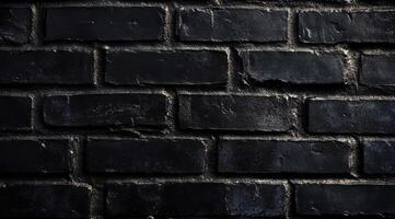 This image presents a stunning closeup view of a textured black brick wall, effectively showcasing a unique minimalist design style along with captivating abstract patterns that draw the eye photo