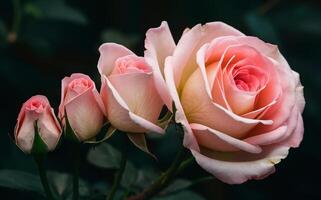 Rose Blooming Sequence for a Timeless Valentine Background photo