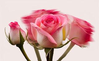 Time-Lapse Blooming Rose with Motion Blur for a Dynamic Valentine Background photo