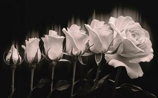 Rose Blooming Sequence for a Timeless Valentine Background photo