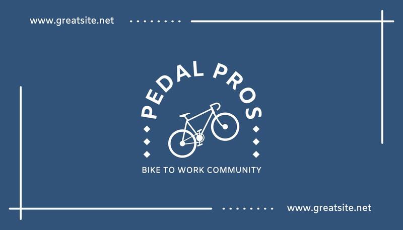 Bike to Work Community Business Card (Horizontal)