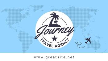 Tour Guide Business Card (Horizontal) template