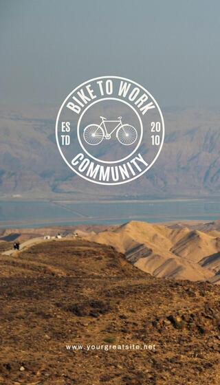bike to work vertical business card design ideas