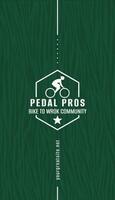 Bike to Work Community Business Card (Vertical) template