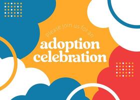 Adoption Celebration Invitation Card Template