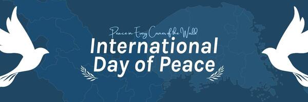 Twitter Header - International Day of Peace template
