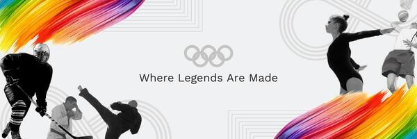 Olympic Sport X Header template