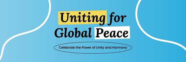 Twitter Header - International Day of Peace template