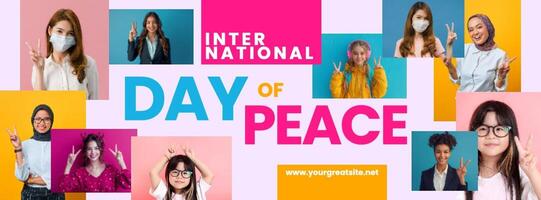 International Day Of Peace template
