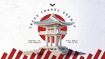 Tourism Center for Mobile Facebook Cover Template