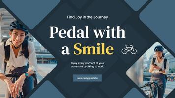 Mobile FB Cover - Bike to Work template