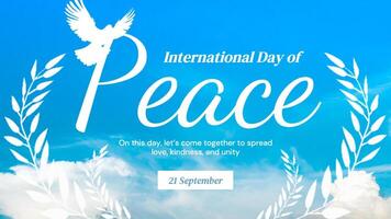 Mobile FB Cover - International Day of Peace template