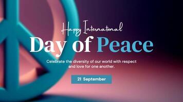 Mobile FB Cover - International Day of Peace template