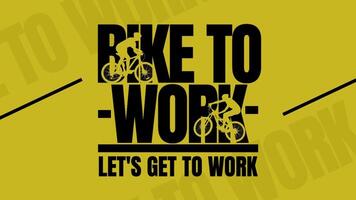 Bike to Work for Mobile Facebook Cover Template