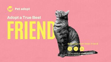 facebook mobile cover social media for adoption center template