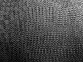 Black Texture Background with Embossed Fabric Pattern photo