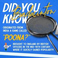 Badminton Trivia Carousel Post for Linkedin template