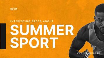 Orange Minimalist Olympic Information Caraousel Twitter Post template