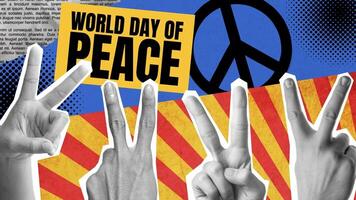 World Day of Peace Twitter Post Template