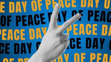 Day of Peace Twitter Post template