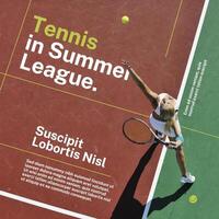 About Tennis Sport Instagram Post Template