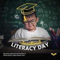 Literacy Day for Instragram Post Template
