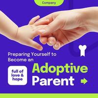 Preparing Adoptive Parents Instagram Posts template