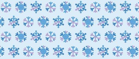 Seamless winter background with snowflakes in Geometry style. vector
