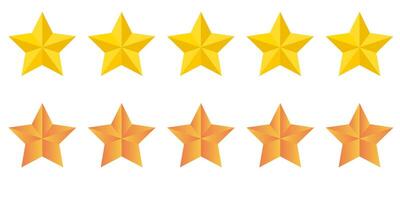 Golden star rating icon product quality review for web, ui, mobile apps. One star mark icon sign is a product premium quality review. vector