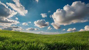 blue sky with cloud photo