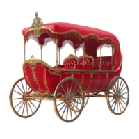 Luxury Royal Carriage AI-Generative png