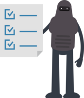 Robot Character and Check List Document png
