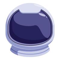 Astronaut helmet reflecting the vastness of space exploration vector