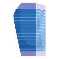 Tall skyscraper with a modern design stands tall vector