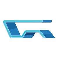 Abstract geometric shape offering a futuristic and technological design vector