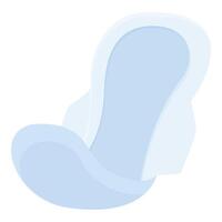 Soft breathable feminine hygiene product for menstrual cycle vector