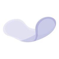 Abstract pastel purple shape forming a modern background for design vector