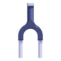 Bicycle fork is connecting wheel to frame on white background vector