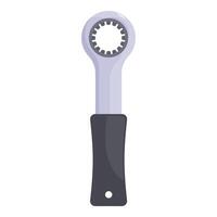 Socket wrench tool fixing mechanical engineering equipment vector