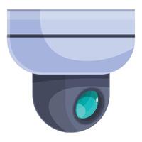 Modern security camera monitoring system recording video vector