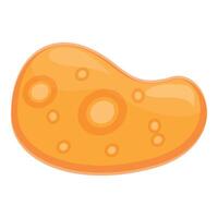 Microscopic amoeba proteus is showing its cytoplasm and nucleus vector