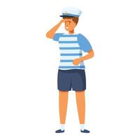 Sailor is searching for something in the distance vector