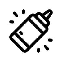 ketchup icon. line icon for your website, mobile, presentation, and logo design. vector