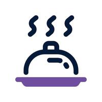 food tray icon. glyph icon for your website, mobile, presentation, and logo design. vector