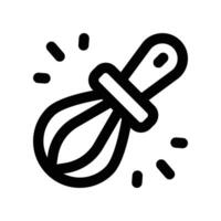 whisk icon. line icon for your website, mobile, presentation, and logo design. vector