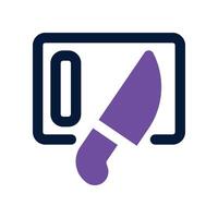 cutting board icon. glyph icon for your website, mobile, presentation, and logo design. vector